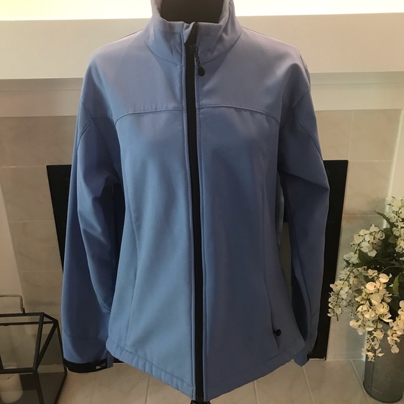 Black Diamond Full Zip Soft Shell L Blue Jacket - Picture 2 of 8